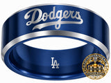 LA Dodgers Ring | Blue & Silver | Customizable
