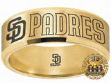 San Diego Padres Ring | Gold | Wedding Band
