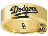 LA Dodgers Ring | Brushed Gold | Customizable