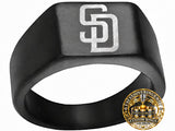 San Diego Padres Ring | Black |  Signet Ring