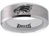 Philadelphia Eagles Ring Silver Wedding Ring | Sizes 6-13 #eagles