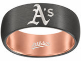 Oakland A's Ring | Black & Green | Customizable