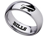 Buffalo Bills Ring Bills Logo Ring Silver Ring Tungsten NFL Ring #bills