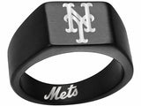 New York Mets Ring | Black | Signet Ring