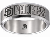San Diego Padres Ring | Silver | Wedding Band