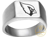 Arizona Cardinals Ring Silver Titanium Ring | Sizes 8 - 12 #arizonacardinals #nfl