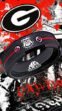 Georgia Bulldogs Ring | Black & Red Wedding Band | Sizes 6 - 13 - Vyben Designs