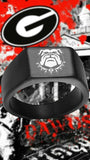 Georgia Bulldogs Ring | Black | Sizes 8 - 12 | Go Dawgs! - Vyben Designs