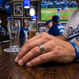 LA Dodgers Ring | Brushed Silver | Customizable