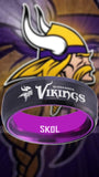 Minnesota Vikings Ring Black & Purple Wedding Band | Sizes 6-13 #vikings #skol #nfl