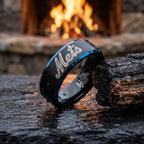 NY Mets Ring | Black & Blue | Customizable