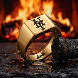 New York Mets Ring | Gold | Signet Ring