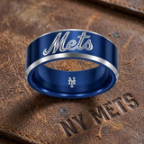 NY Mets Ring | Blue & Silver | Customizable