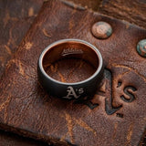 Oakland A's Ring | Black & Green | Customizable