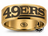 49ers Ring | Gold Wedding Ring | Sizes 6-13