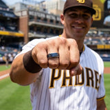 San Diego Padres Ring | Blue & Silver | Wedding Band