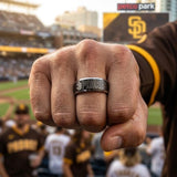 San Diego Padres Ring | Black & Silver | Wedding Band