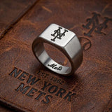 New York Mets Ring | Silver | Signet Ring