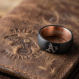 Oakland A's Ring | Black & Green | Customizable