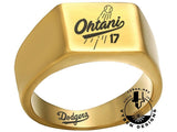 Shohei Ohtani LA Dodgers Gold Titanium Ring - Sizes 8 - 12 Dodgers - Vyben Designs