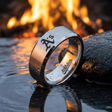 Oakland A's Ring | Brushed Silver | Customizable