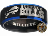 Buffalo Bills Ring | Black & Blue Ring | Customizable
