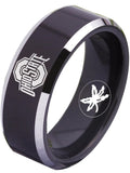 Ohio State Buckeyes Ring Black Ring Size 4 - 17 #buckeyes