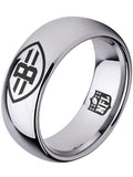 Cleveland Browns Ring Silver Ring 8mm Tungsten #browns #nfl