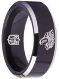 Jacksonville Jaguars Ring 8mm Black Tungsten Ring #jaguars