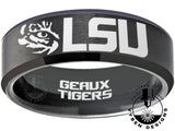 LSU Tigers Ring Black Wedding Band | Sizes 6-13 | #lsu #tigers