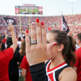 Georgia Bulldogs Ring | Black & Red Wedding Band | Sizes 6 - 13 | #UGA