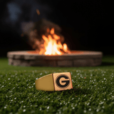 Georgia Bulldogs Ring Bulldogs Logo Ring Gold uga bulldogs - Vyben Designs