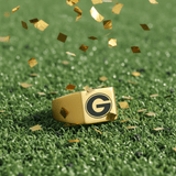Georgia Bulldogs Ring Bulldogs Logo Ring Gold uga bulldogs - Vyben Designs