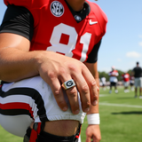 Georgia Bulldogs Ring | Silver | Sizes 8-12 | Customizable