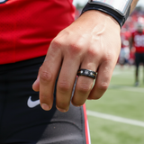 Georgia Bulldogs Ring | Black & Gold Wedding Band | Sizes 6 - 13 | FREE Shipping
