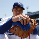 Shohei Ohtani LA Dodgers Silver Titanium Ring - Sizes 8 - 12 #Dodgers