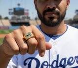 Shohei Ohtani LA Dodgers Gold Titanium Ring - Sizes 8 - 12 #Dodgers